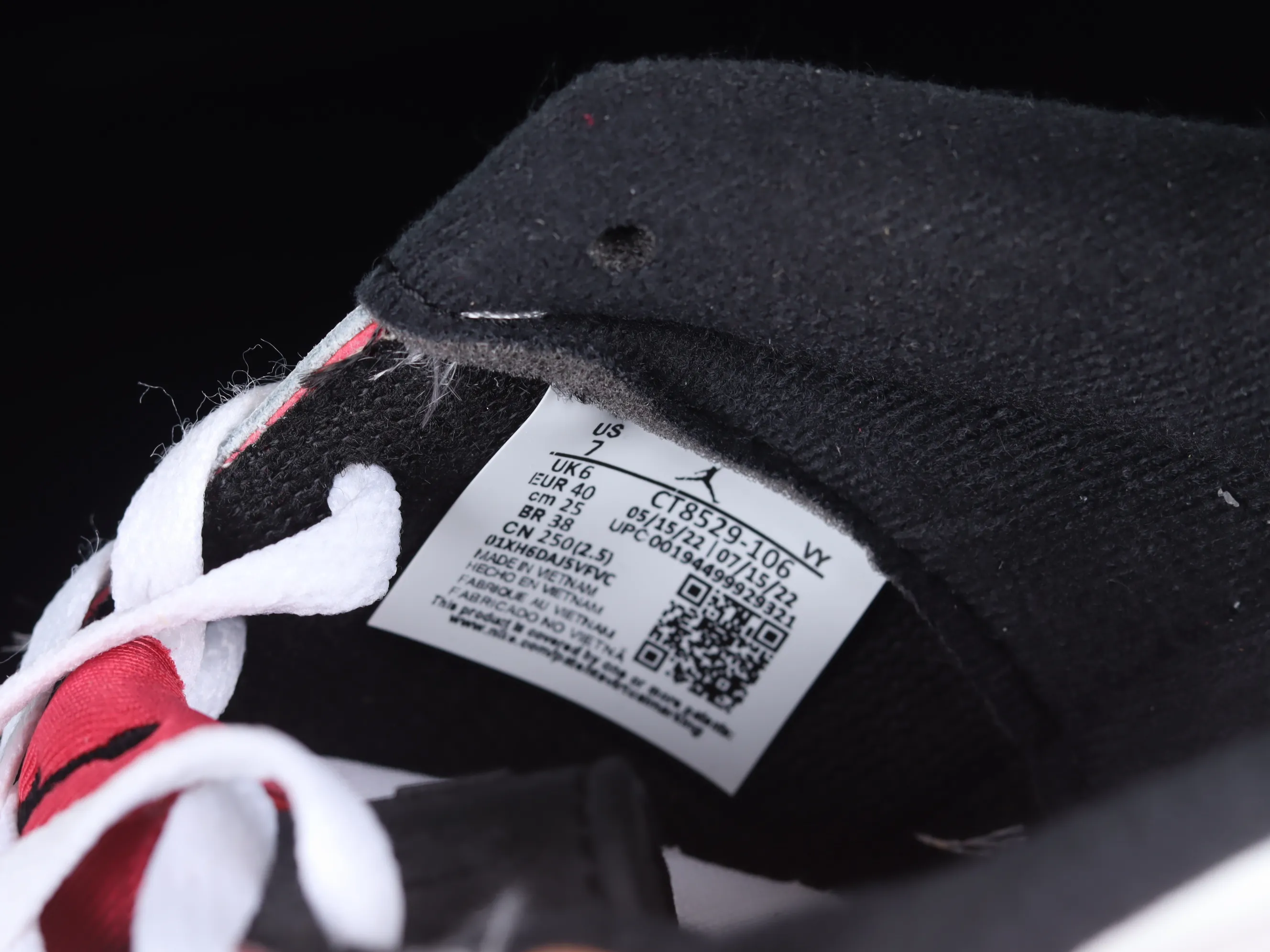 All Categories Air Jordan Jordan Series Basketball Shoes Air Jordan 6 Air Jordan 6 Retro "Carmine" AJ6 Joe 6 Rouge White Red Low-top Basketball Shoes CT8529-106